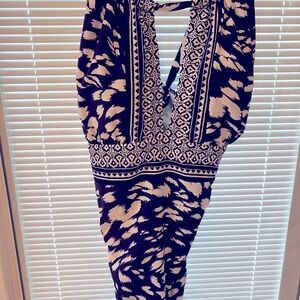 La Blanca Navy and White One-Piece Swimsuit